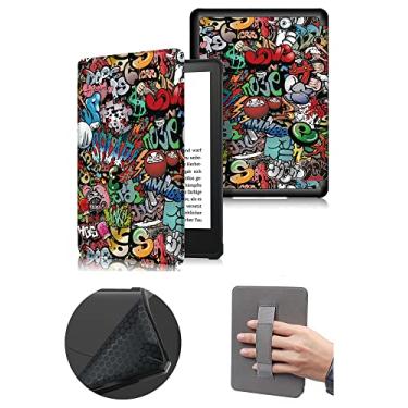Imagem de Capa macia com alça de mão para a 11ª geração do Kindle lançado em 2022, capa à prova de quedas com função de despertar automático - não para a 11ª geração do Kindle Paperwhite