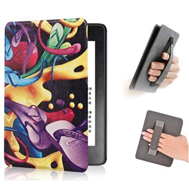 Imagem de Capa compatível com a 11ª geração do Kindle lançado em 2022, modelo (C2V2L3). Capa à prova de queda com alça de mão e despertar para hibernar automático, não para Kindle Paperwhite de 11ª geração