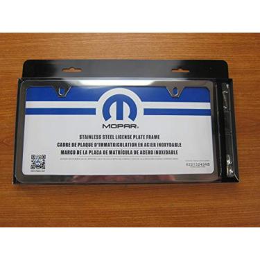 Imagem de Moldura de placa de carro cromada Dodge Jeep da Mopar Chrysler nova OEM