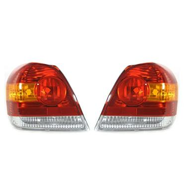 Imagem de JESYMBX Para Toyota Echo 2003 2004 2005 TO2818123 TO2819123 Luz traseira de carro Luz traseira de freio de direção Lâmpada de freio sem lâmpada