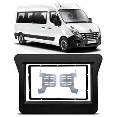 Imagem de Moldura De Painel 2 Din Renault Master 2010 À 2019 Preto