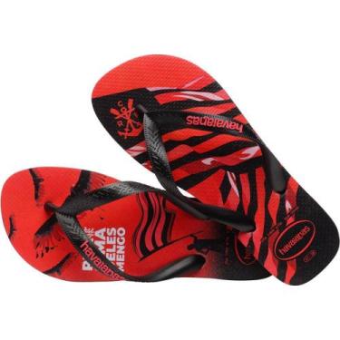 Imagem de Chinelo Havaianas Licenciado Top Flamengo 39/0 Preto