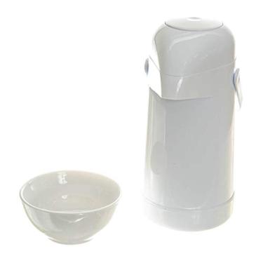 Imagem de Potinho de Mel Garrafa Térmica E Molhadeira Quarto Bebê Menina Menino Branco