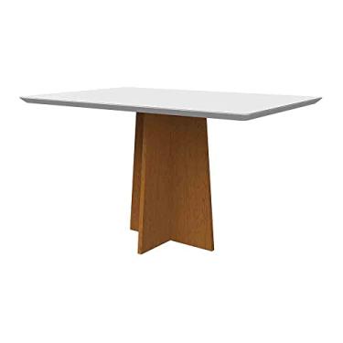 Imagem de Mesa de Jantar Tampo Canto Arredondado 135x35 cm Ana New Ceval