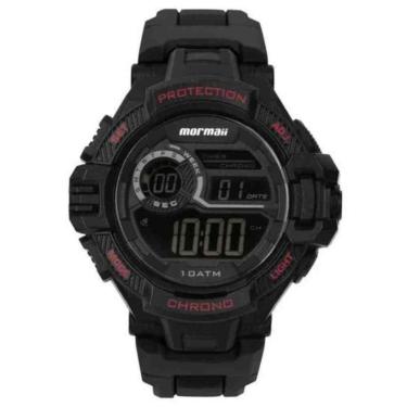 Imagem de Relógio Preto Masculino Mormaii Action MO1134AF/8P-Masculino
