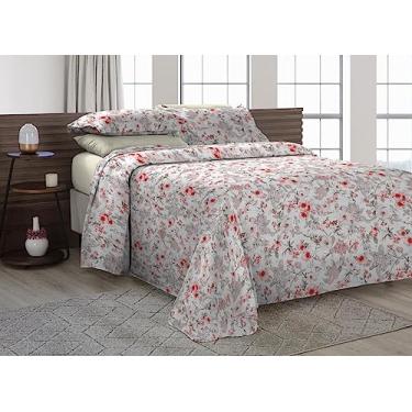 Imagem de Cobre Leito Casal Padrão Com Fronhas Piquet Algodão 3 Peças