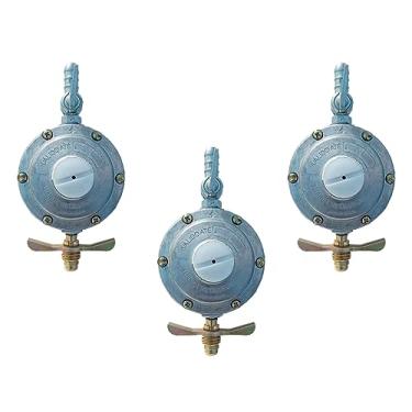 Imagem de Kit 3 Regulador De Gás Industrial Aliança 506/38 Vazão 5kg/h