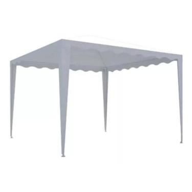 Imagem de Gazebo Quadrado Importado - Aço E Poliéster - 2,5x2,9x2,9 M