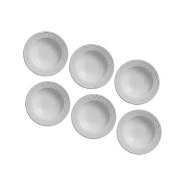 Imagem de Conjunto de Prato Fundo Porto Brasil Madeleine em Faiança Feldspática - 6 Peças