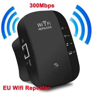 Imagem de EU Wireless WiFi Repeater  Long Range Extender Router  Wi-Fi Signal Amplifier  Wi-Fi Booster  Access
