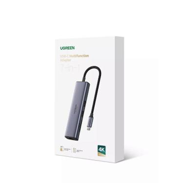 Imagem de Hub Usb-C Ugreen 7 Em 1 Dockstation Hdmi 4K Thunderbolt 3.0