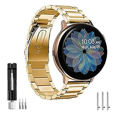 Imagem de Pulseira extra para Samsung Galaxy Watch 42mm /Active and Gear S2 (GOLD 3 elos)
