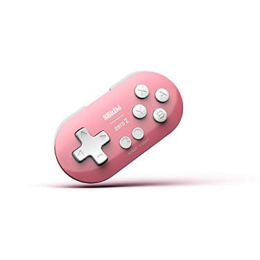 Imagem de 8Bitdo Zero 2 Bluetooth Gamepad Keychain Sized Mini Controller for Switch, Windows, Android, macOS & Raspberry Pi(Pink Edition) - Nintendo Switch