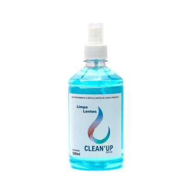 Imagem de Kit 2 Limpa Lentes Óculos Tela De Celular Spray Grande 500ml - Clean U