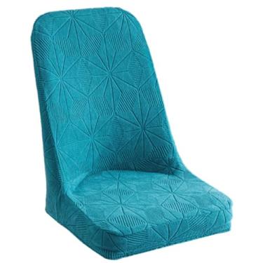 Imagem de Ankexin Capas de cadeira Jacquard Soild Curvo Capa Elástica Removível para Sala de Estar Banquete Casamento Capas de Cadeira para Crianças