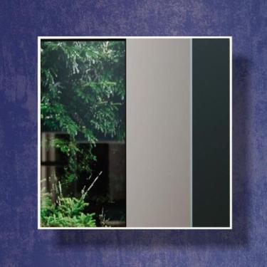 Imagem de Espelho Quadrado 100% Mdf Es5 30 Cm Of White - Dalla Costa