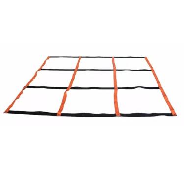 Imagem de Escadas de Agilidade Pro Trainer - Escada de Velocidade - Equipamento Para Treino Funcional - Exercícios - Corrida - Ginástica - Academia - Várias Cores (Laranja, Quadrada)