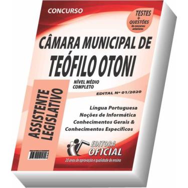 Imagem de Apostila Câmara Municipal De Teófilo Otoni - Assistente Legislativo -