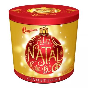 Imagem de Panettone Frutas Cristalizadas Lata 750g Bauducco