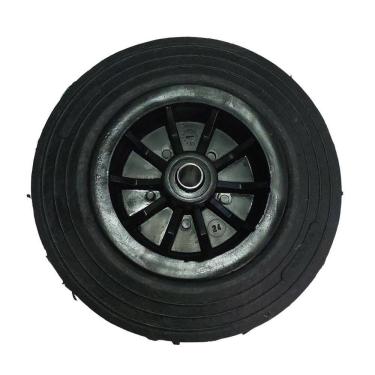 Imagem de Roda Borracha Maciça Carrinhos E Container Plastico R 82 Pmn