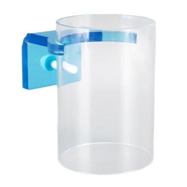 Imagem de Anéis Flutuantes de Comida, Anel de Alimentação de Peixes Acrílico Transparente Resistente para Aquários de Tanque de Peixes (M)