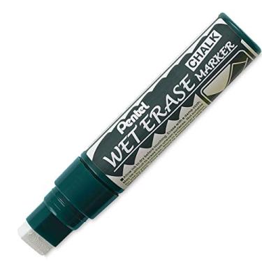Imagem de Pentel Marcador de giz Wet Erase, branco jumbo (SMW56-W)