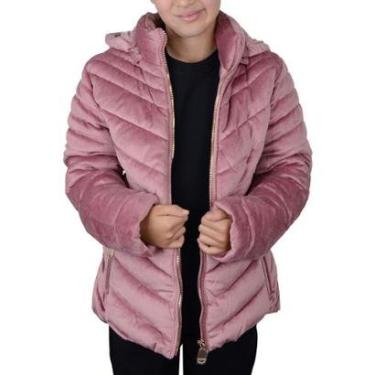 Imagem de Jaqueta Infantil Feminina Facinelli Pixe Love Peluciada Rosa - 840028-Feminino