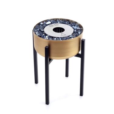 Imagem de Lareira Ecológica Modelo Tocha Dourada Média - K3 Imports