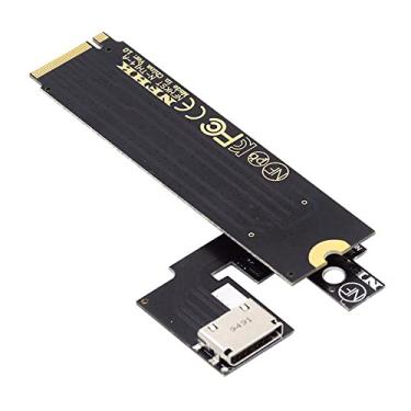 Imagem de cablecc PCI-E 3.0 M.2 M-Key para Oculink SFF-8611 SFF-8612 Adaptador host para ThinkBook 14+ placa gráfica externa e SSD