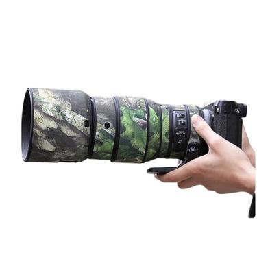 Imagem de CHASING BIRDS Revestimento de lente impermeável camuflado para FUJIFILM GF 250 mm F4 R LM OIS WR capa protetora de lente à prova de chuva (camuflagem folha verde)