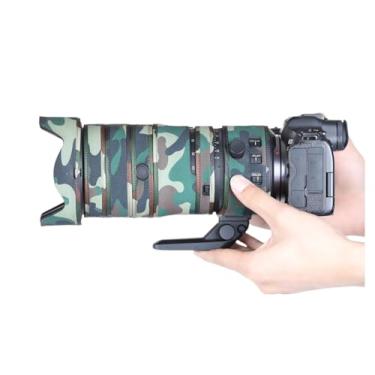 Imagem de CHASING BIRDS Revestimento de lente impermeável camuflado para Canon RF 24-105 mm F2.8 L é USM Z capa protetora de lente à prova de chuva (camuflagem verde militar, com extensor RF 2X)