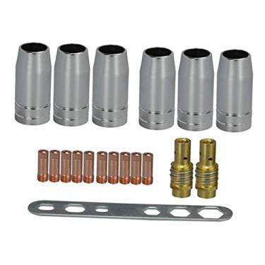 Imagem de Conjunto de encaixe de bocal de tocha de soldagem MIG de metal MB15AK para trabalhos domésticos de bricolage - boa condutividade e fácil de usar - Equipamento de tocha de soldagem para projetos de