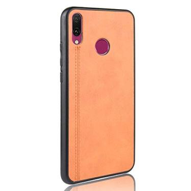 Imagem de Capa para celular Huawei Enjoy 9 Plus Proteção robusta 360° Capa de couro suave para Huawei Enjoy 9 Plus