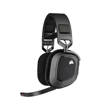 Imagem de Headset Gamer Corsair HS80 RGB WIRELESS, Drivers 50mm, Preto - CA-9011235-NA