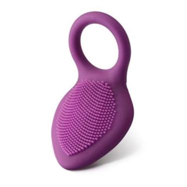 Imagem de Anel Peniano Estimulador Vibratório do Clitóris Feminino Casal 10 Velocidades Sexuais À Prova D'água USB
