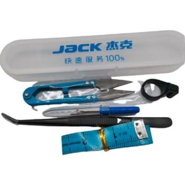 Imagem de Kit Costura Jack(5 Peças)1pic,1métrica,1pinça,1corta fio,1ab