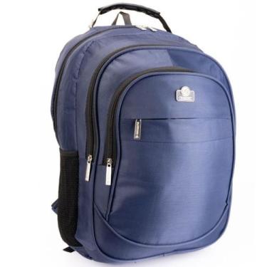 Imagem de Mochila Bolsa Reforçada Notebook Escola Faculdade Trabalho C/ Cabo De 