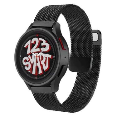 Imagem de Pulseira de aço Milanese Dupla para Galaxy Watch 5 Watch5 Pro Watch4 4