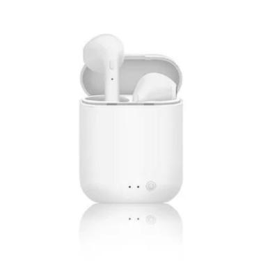 Imagem de Estojo Com 2 Mini Fone Ouvido Sem Fio Bluetooth Som Alta Fidelidade - 