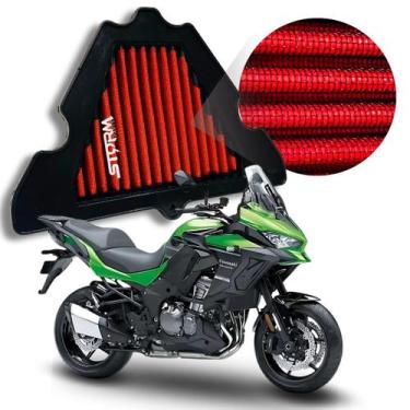 Imagem de Filtro de Ar Esportivo moto Kawasaki Versys 1000 cc 2020 a 2023 Laváve