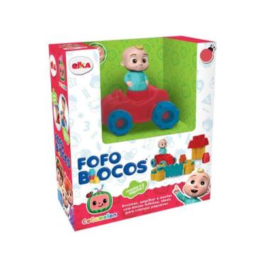 Imagem de Brinquedo de Encaixar CoComelon Fofo Blocos - Elka 14 Peças