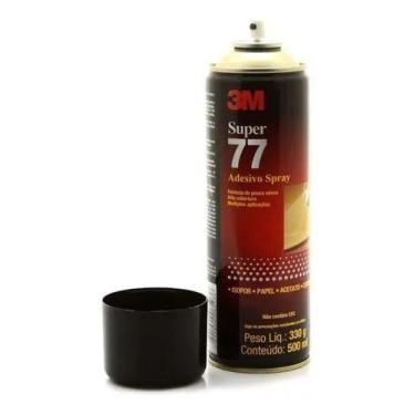 Imagem de Adesivo spray 77 lt 330g 3m cola isopor acetato cortiça