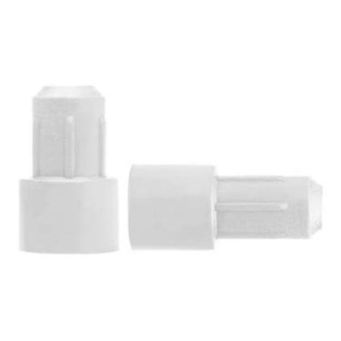 Imagem de 100 Suporte Pino 6x8 Prateleira Branco ( Sem Bucha) - comercialoliveir