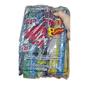 Imagem de Geladão gel fruta 40 unidades de 100 ml vários sabores