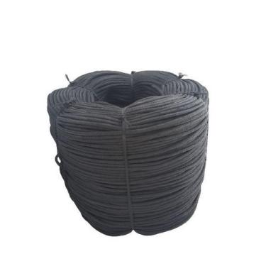 Imagem de Cabo Trançado Monofilamento 06mm Preto Pesca Rolo Com 4kg - KING