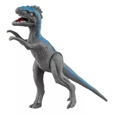 Imagem de Dinossauro Velociraptor Articulado Brinquedo Vinil  - Jacaré Brinquedo