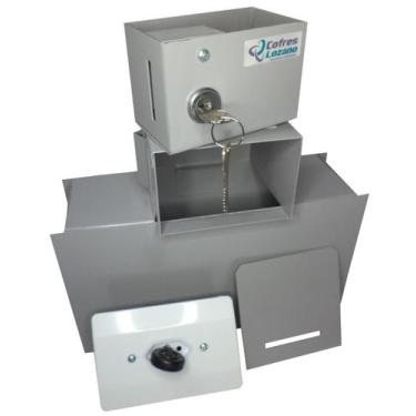 Imagem de Cofre Tomada Secreta Com Gaveta Interna E Fundo Falso - Cofres Lozano