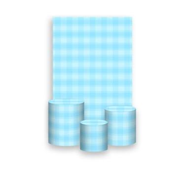 Imagem de Painel De Festa Vertical 1,50 x 2,20 + Trio De Capas Cilindro - Camada
