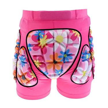 Imagem de Milageto Ski Hip Butt Protective Pad Hip Calções Acolchoadas, Cor de rosa, Xxs.