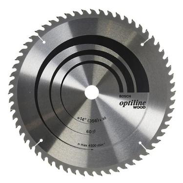 Imagem de Disco serra circular Bosch Optiline Wood ø356x30mm 60D